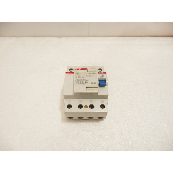 Circuit Breakers, RCCB F364,60A, 300mA, ABB Electronics  